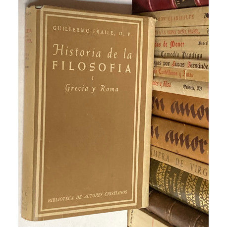 Historia de la Filosofía. Tomo I: Grecia y Roma.