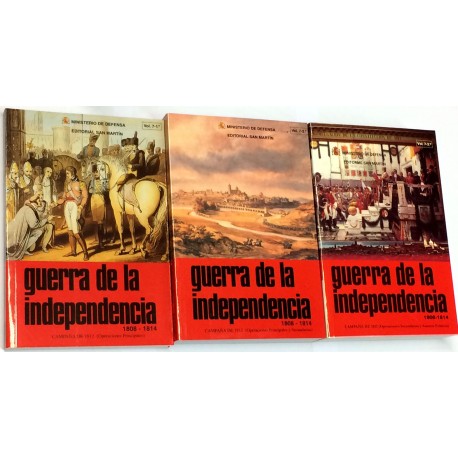 GUERRA DE LA INDEPENDENCIA. 1808 - 1814. Volumen 7 - 1º, 2º y 3º: Campaña de 1812. 