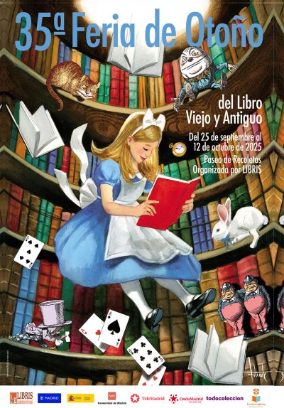 Cartel 35 Feria del Libro Viejo y Antiguo de Madrid