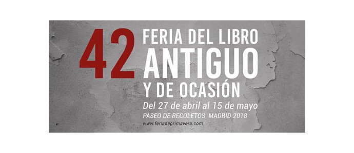 42 Feria del Libro Antiguo y de Ocasión